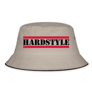 Hardstyle - Bucket Hat - khaki/black - Front