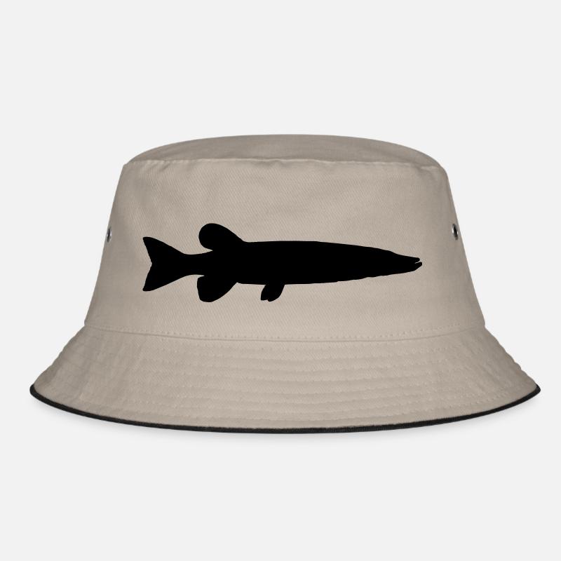 Luce - Bucket Hat - Khaki/Schwarz