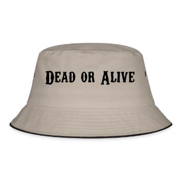 Dead or Alive - Bucket Hat - Khaki/Schwarz - Vorne
