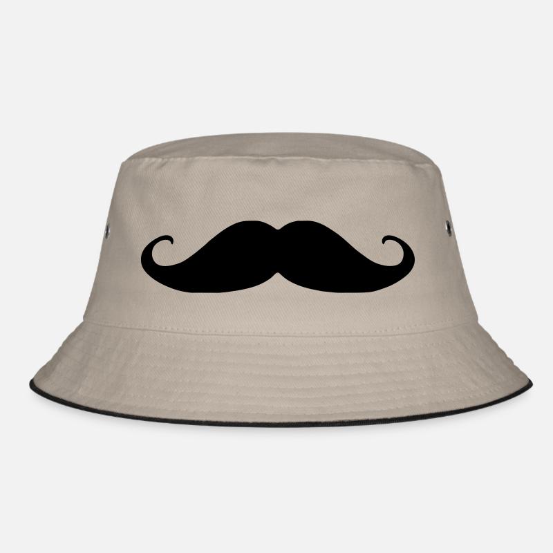 Moustache Bucket Hat