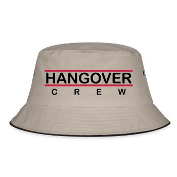 hangover 101 2c - Bucket Hat - Khaki/Schwarz - Vorne