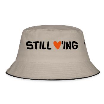 Still Loving - Bucket Hat - Khaki/Schwarz - Vorne