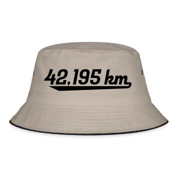 Marathon - Bucket Hat - Khaki/Schwarz - Vorne