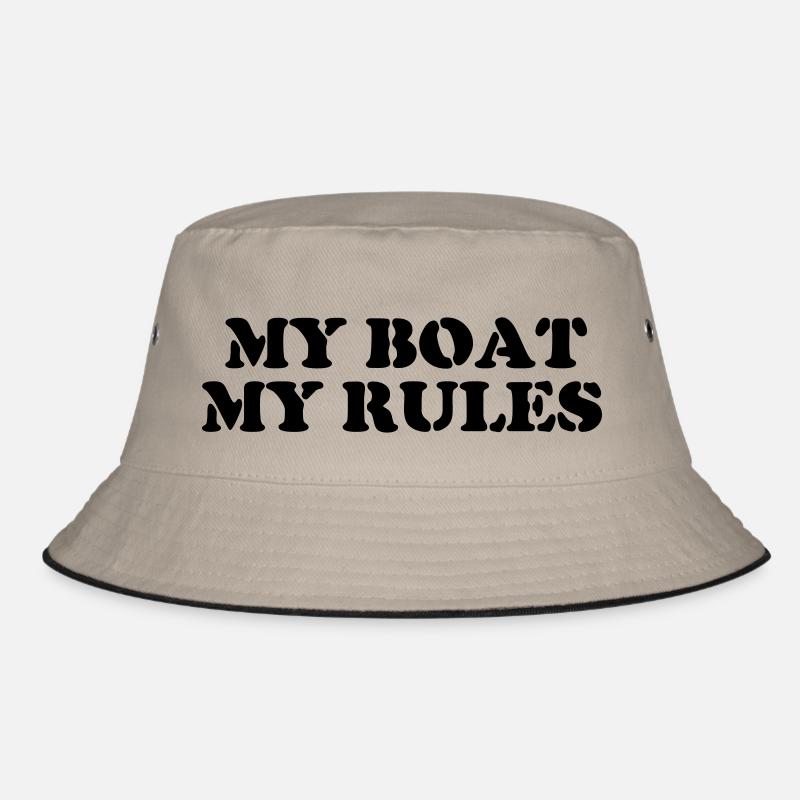 my boat my rules Bucket Hat