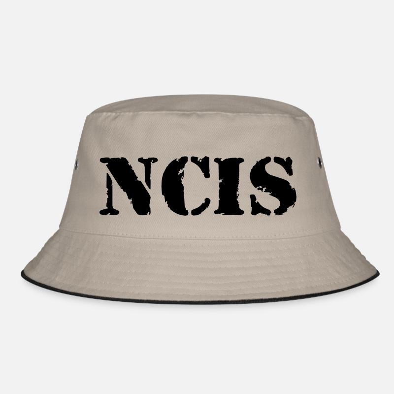 NCIS N.C.I.S - Bucket Hat - Khaki/Schwarz