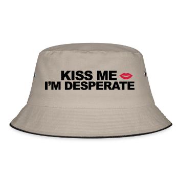 Kiss Me I'm Desperate - Bob - kaki/noir - Devant
