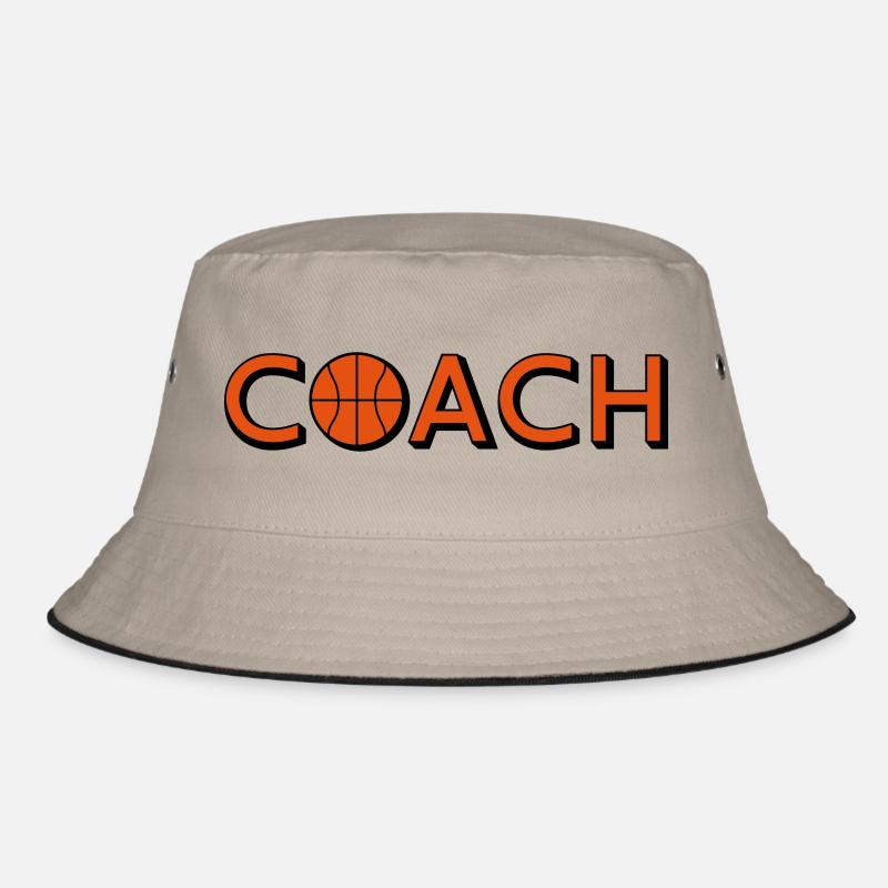 Basketball Coach Logo Design - Bob - kaki/noir
