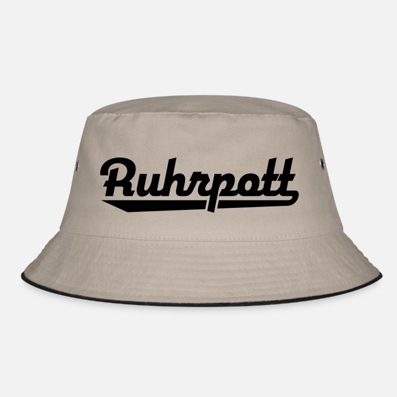Ruhrpott - Bucket Hat - Khaki/Schwarz