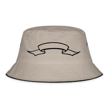banner - Bucket Hat - Khaki/Schwarz - Vorne