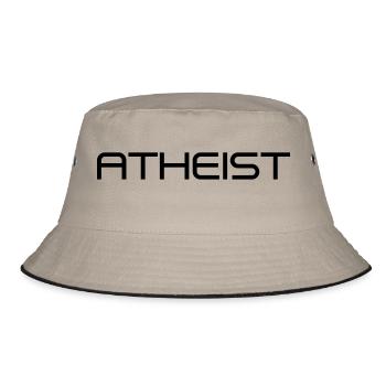 Atheist - Bucket Hat - khaki/black - Front