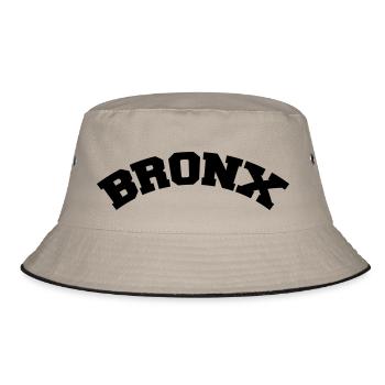 bronx - Bucket Hat - khaki/black - Front