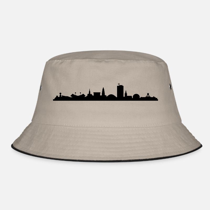 Skyline Bochum - Bucket Hat - Khaki/Schwarz