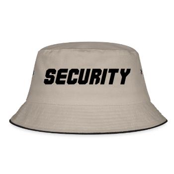 security - Bucket Hat - khaki/black - Front