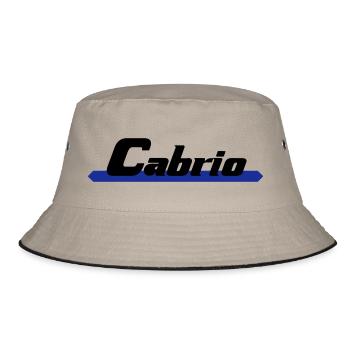 Cabrio - Bucket Hat - Khaki/Schwarz - Vorne