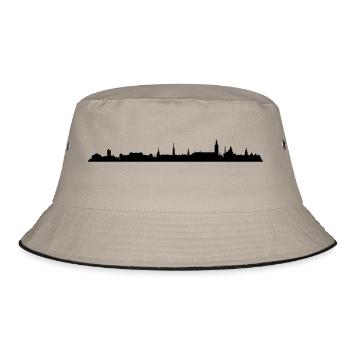 Skyline - Kopenhagen - Bucket Hat - Khaki/Schwarz - Vorne