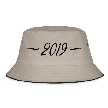 2019 - Bucket Hat - Khaki/Schwarz - Vorne