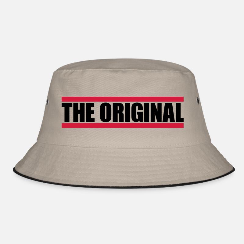 The Original Rote - Bucket Hat - Khaki/Schwarz