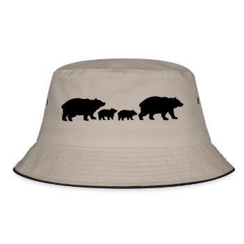 Famille Bébés Ours - Bob - kaki/noir - Devant