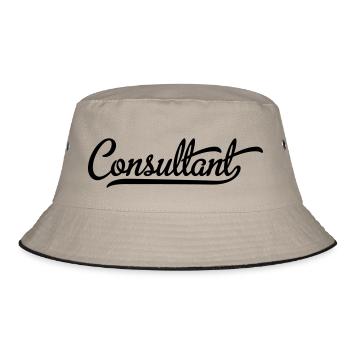 Consultant - Bucket Hat - khaki/black - Front