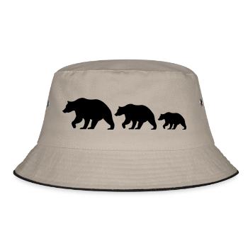 Famille Bear - Bob - kaki/noir - Devant