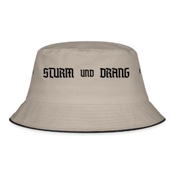 Sturm und Drang - Bucket Hat - Khaki/Schwarz - Vorne