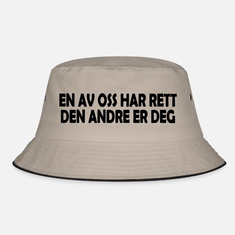 einer von uns hat recht, der andere bist du Bucket Hat