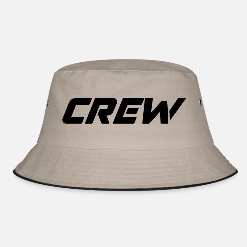 crew - Bucket Hat - Khaki/Schwarz