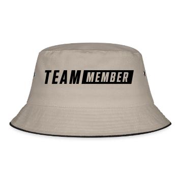 Team Member - Bucket Hat - khaki/black - Front