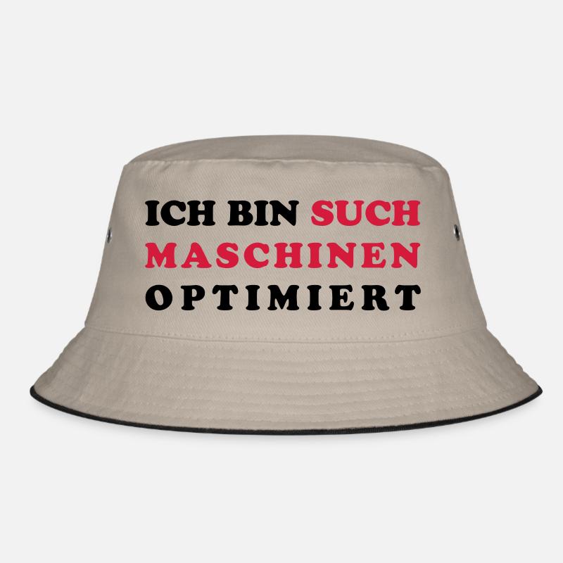Suchmaschine SEO - Bucket Hat - Khaki/Schwarz