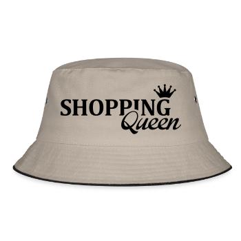 shopping_queen_f1 - Bucket Hat - khaki/black - Front