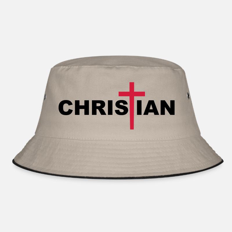 Christian Cross Bucket Hat