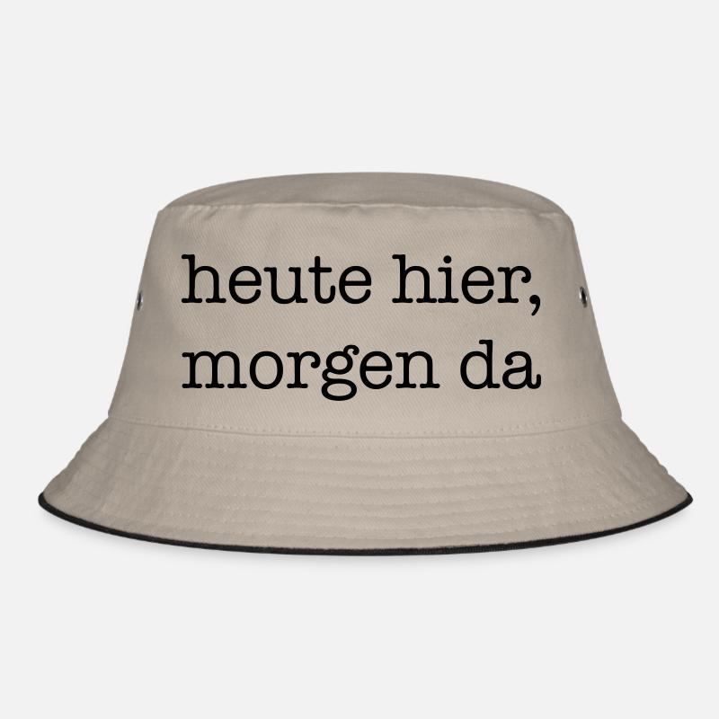 reisen - Bucket Hat - Khaki/Schwarz