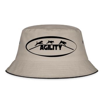 Agility - Bucket Hat - Khaki/Schwarz - Vorne