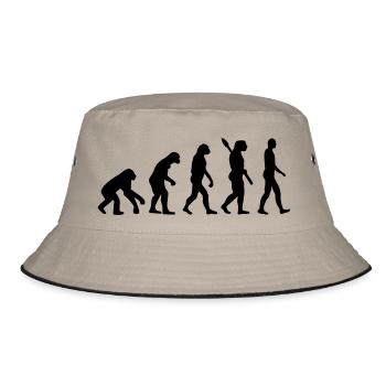 Evolution - Bucket Hat - khaki/black - Front