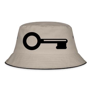 key_f1 - Bucket Hat - khaki/black - Front