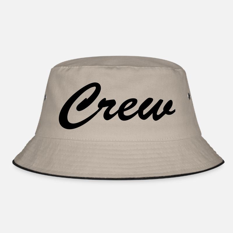 crew - Bucket Hat - Khaki/Schwarz