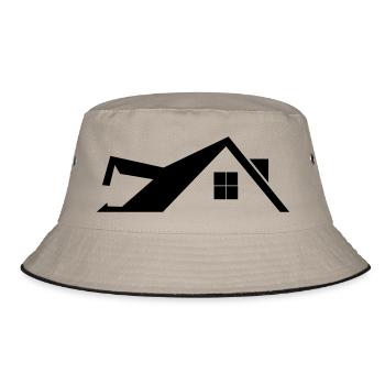 Roof - Bucket Hat - khaki/black - Front