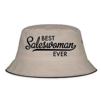 Saleswoman - Bucket Hat - khaki/black - Front