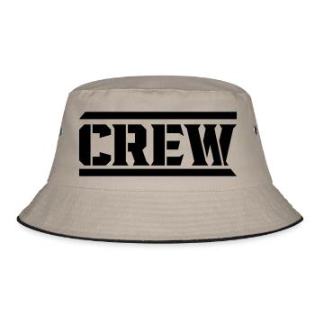 Crew - Bucket Hat - khaki/black - Front