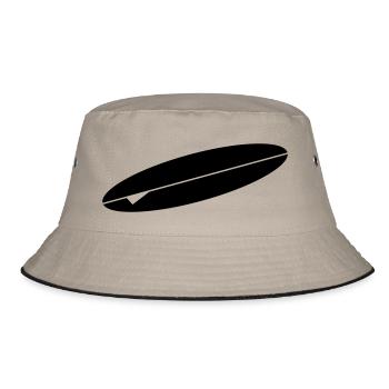 surfboard - Bucket Hat - khaki/black - Front