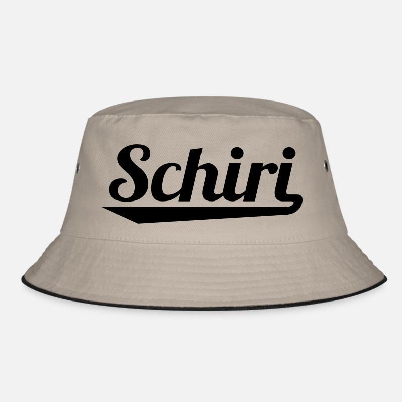 schiri - Bucket Hat - Khaki/Schwarz
