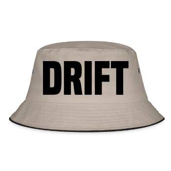 drift - Bucket Hat - khaki/black - Front