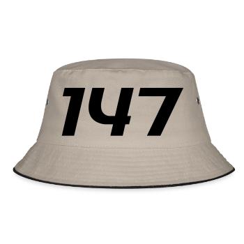 SNOOKER - 147 the maximum break - Bucket Hat - Khaki/Schwarz - Vorne