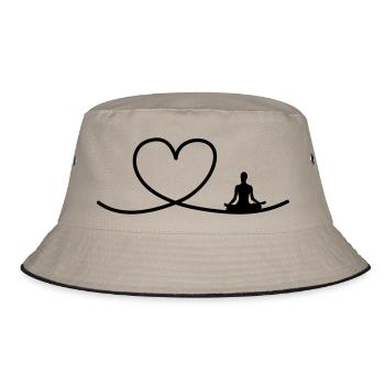 I love Yoga - Bob - kaki/noir - Devant