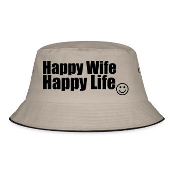 Happy Wife, Happy Life - Bob - kaki/noir - Devant