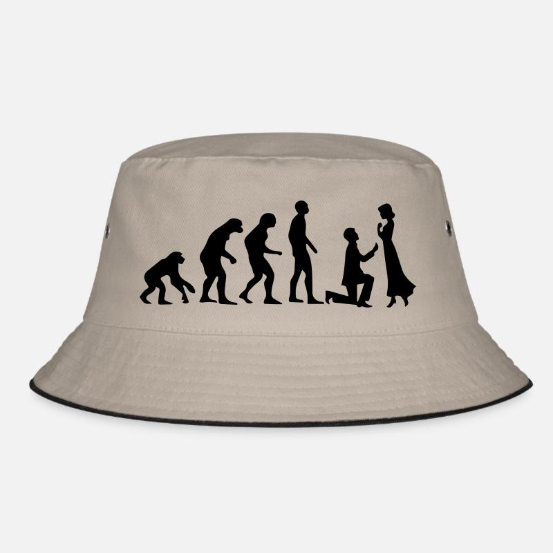 EVOLUTION OF MARRIAGE! Bucket Hat