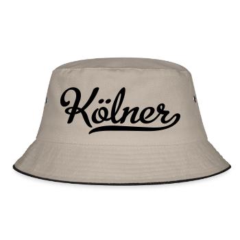 Kölner - Bucket Hat - Khaki/Schwarz - Vorne