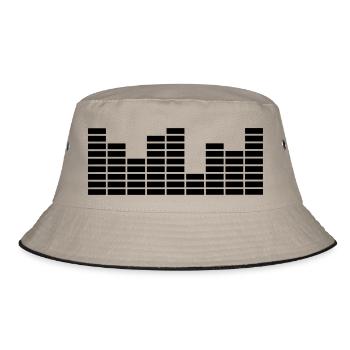 equalizer - Bucket Hat - Khaki/Schwarz - Vorne