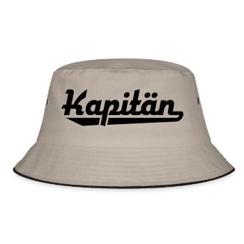 Kapitän - Bucket Hat - Khaki/Schwarz - Vorne