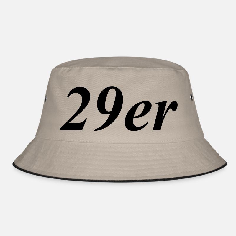 29er Segelklasse - Bucket Hat - Khaki/Schwarz